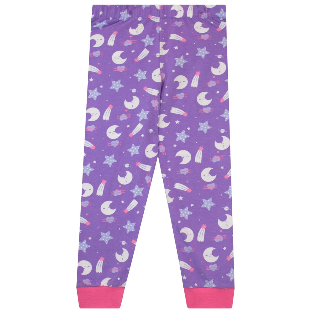 Inspirational Unicorn Pyjamas Kids Girls 18 24 Months 2 3 4 5 6 Years Purple