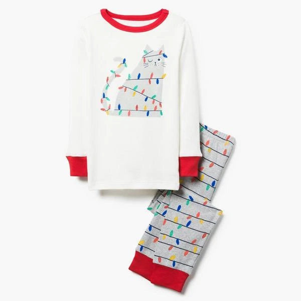 NWT Gymboree Girls Gymmies Cat Lights Pajama Set Christmas Holiday many sizes