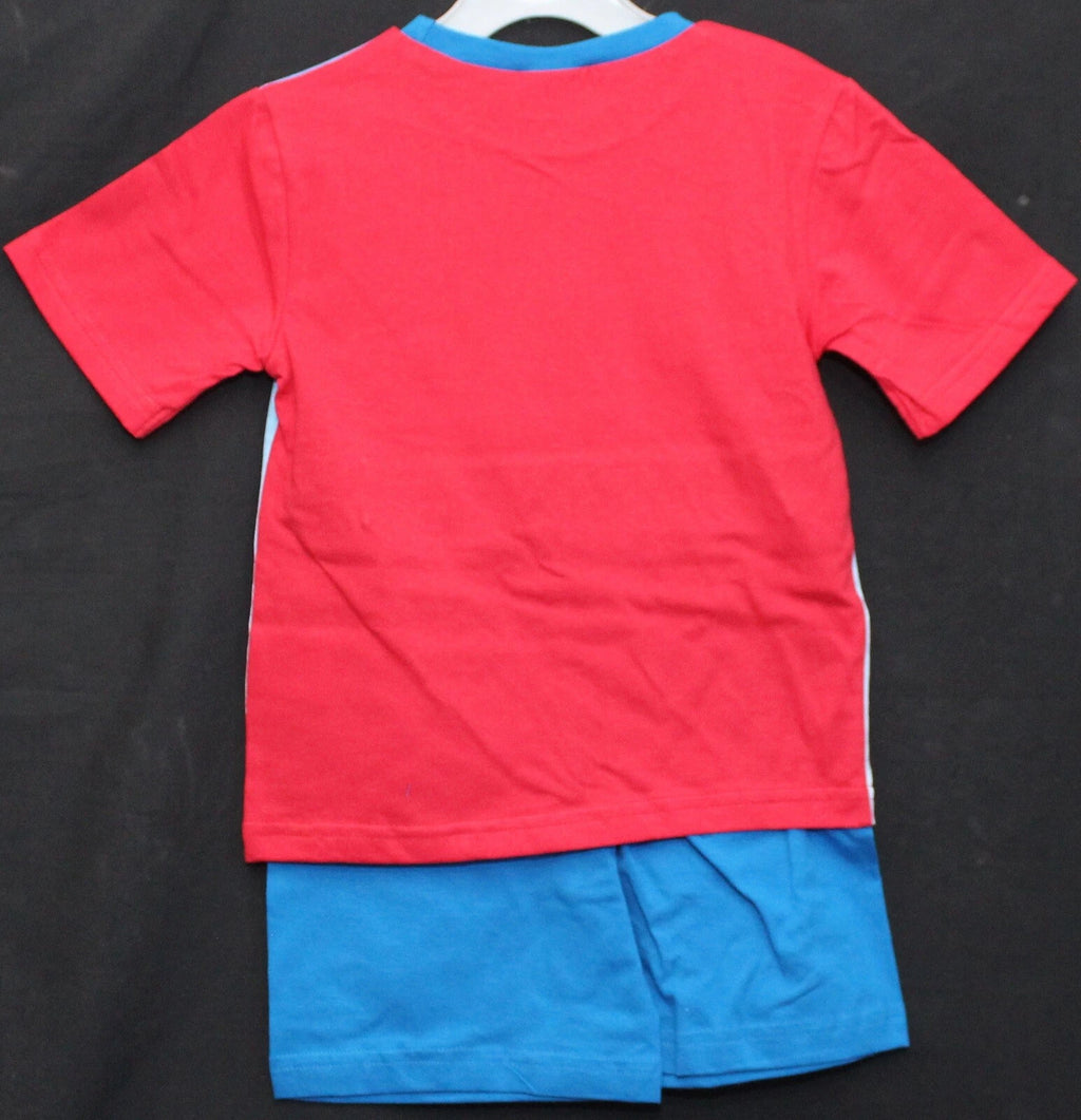 PAW PATROL Boy's Short Pyjamas/ Red & Blue Summer/ Shorty PJs Sizes 1.5-5 Yrs