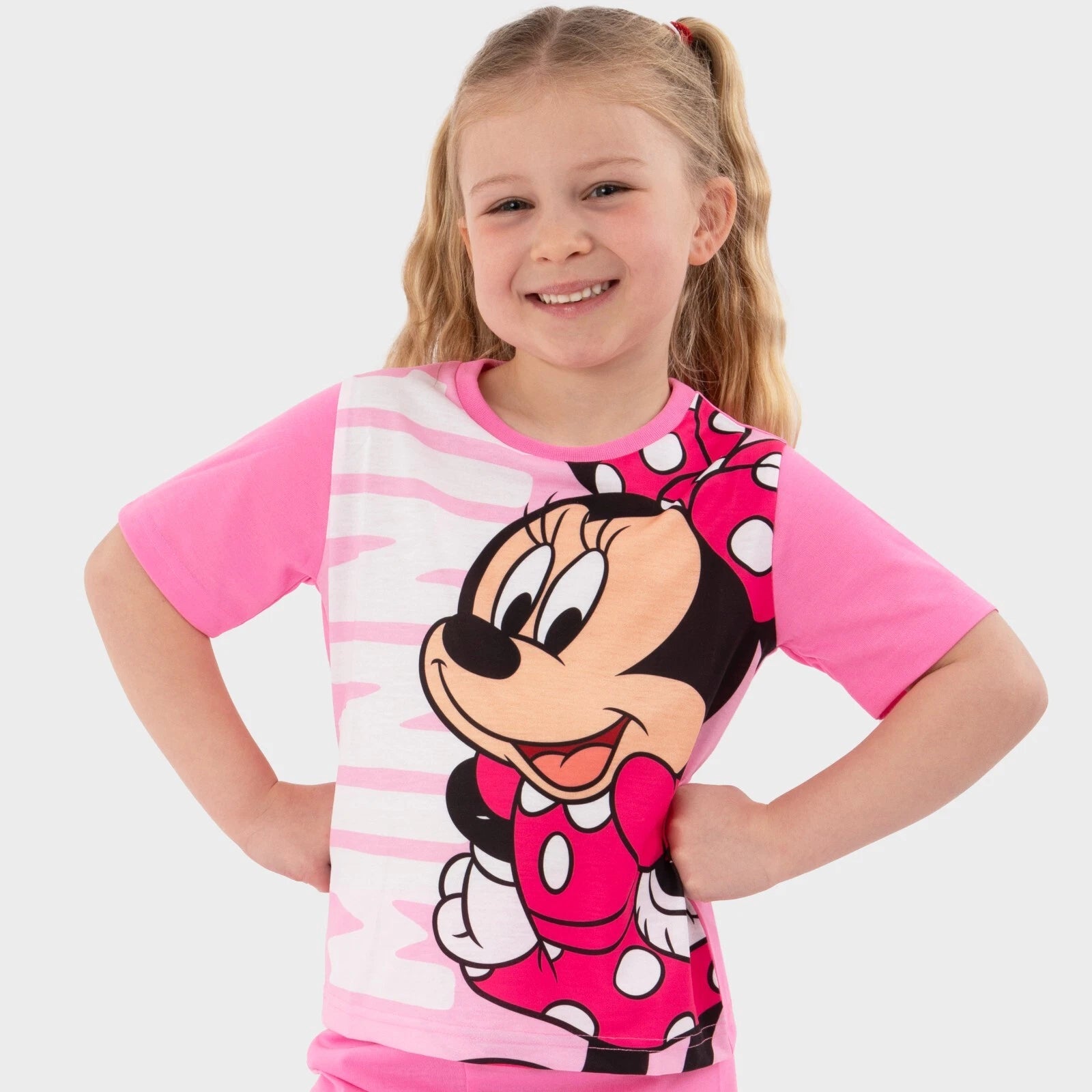 Disney Minnie Mouse Pyjamas | Disney Girls Pjs | Minnie Short Pyjamas