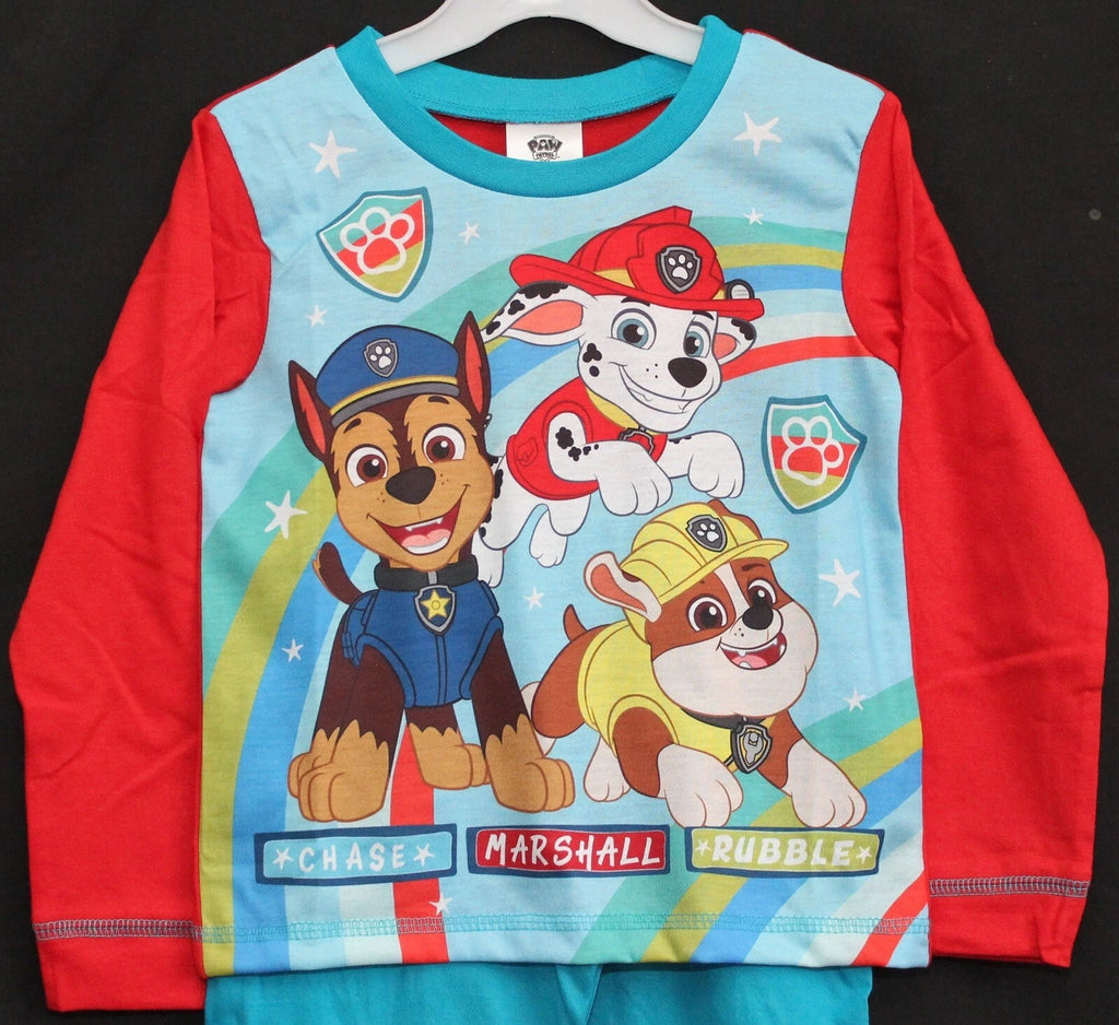 PAW PATROL Boy's Pyjamas/ RUBBLE, CHASE & MARSHALL PJs Sizes 18 months-5 years
