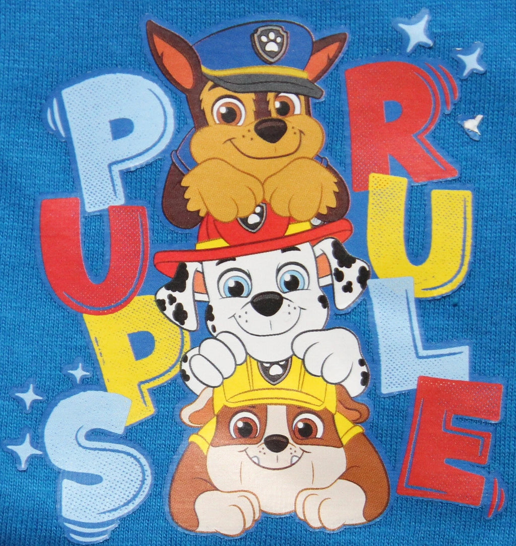 PAW PATROL Boy's Short Pyjamas/ Red & Blue Summer/ Shorty PJs Sizes 1.5-5 Yrs