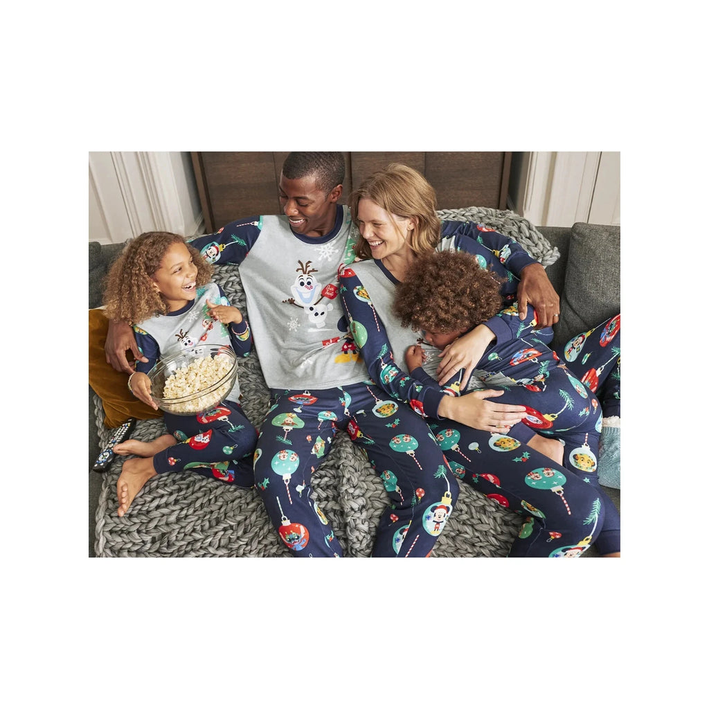 Disney 100 Toddler Boy Family Christmas 2 Piece Knit Pajama Set 2T 3T 5T