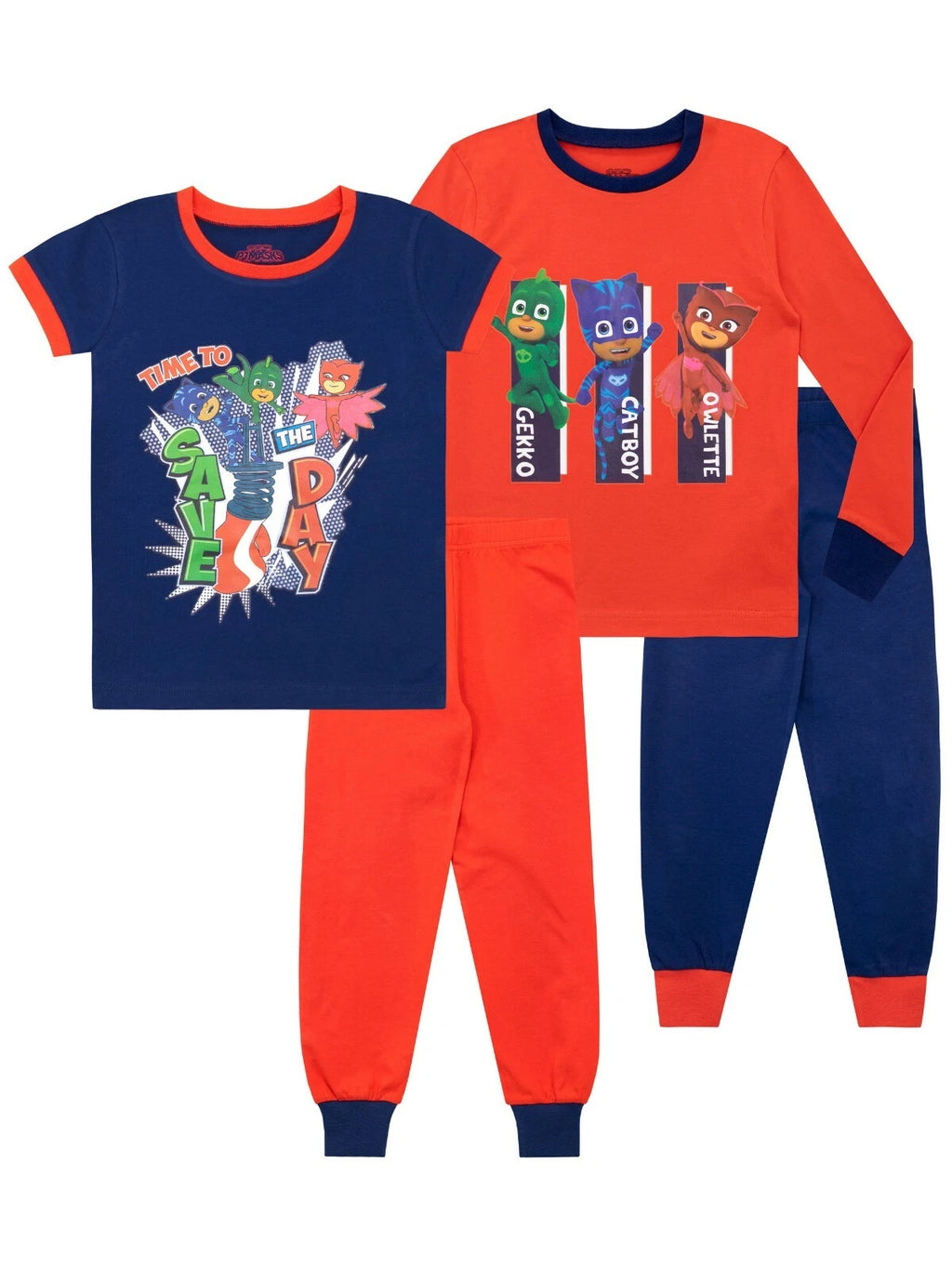 PJ Masks Catboy, Owlette Gekko PJs Kids Boys Pyjamas Loungewear PJs Pyjama Set