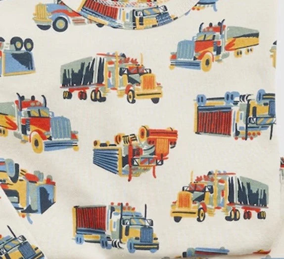 NWT Baby Gap Toddler Boys Pajamas  semi trucks vehicles   u pick size