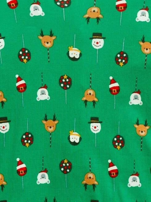 NEW GAP Kids 100% Organic Cotton Holiday Print PJ Set 2T 3T