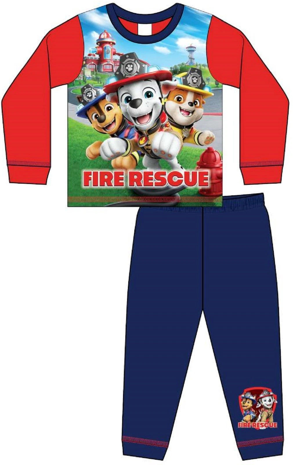 PAW PATROL Boy's Pyjamas/ RUBBLE, CHASE & MARSHALL PJs Sizes 18 months-5 years