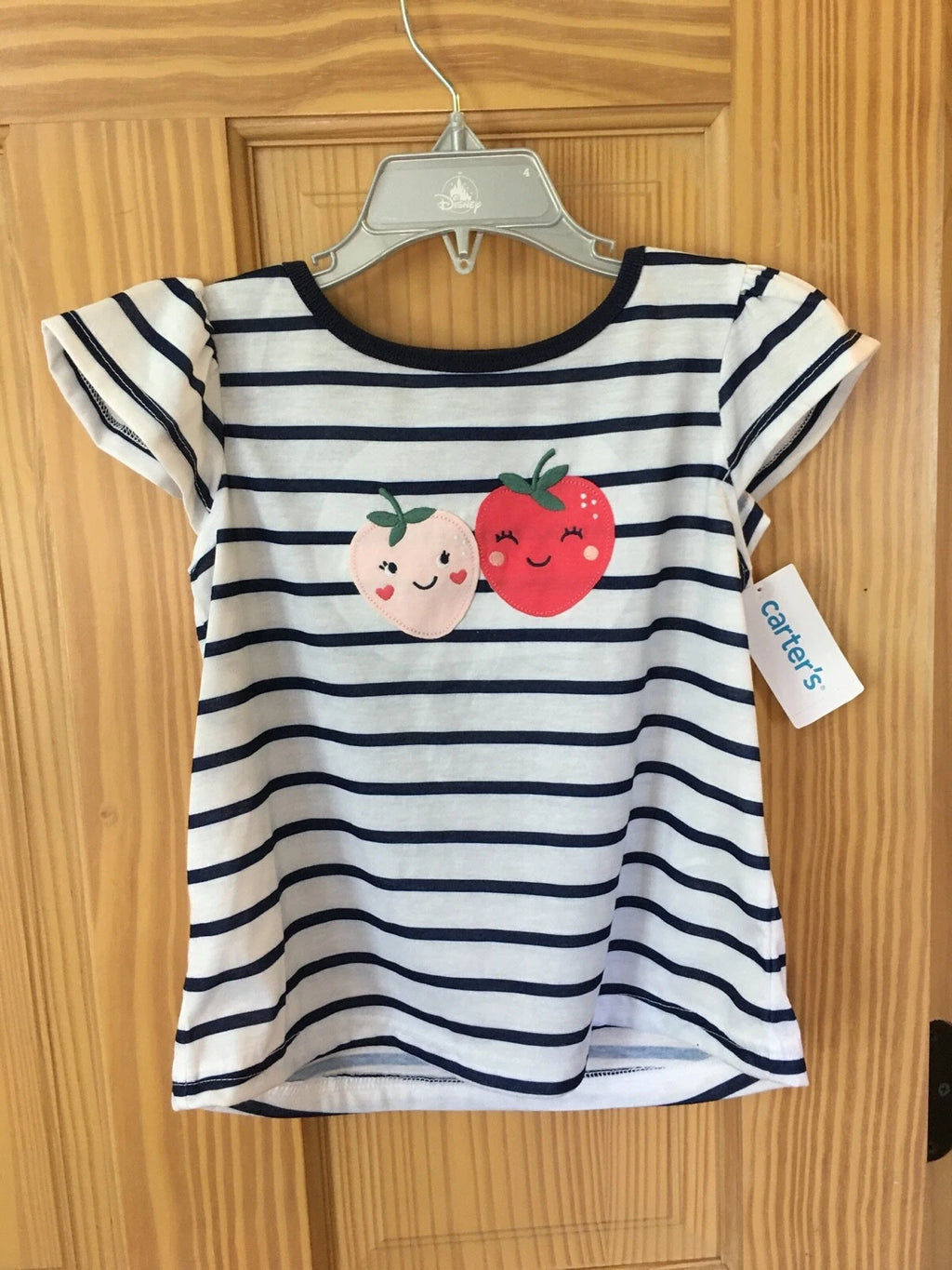 New Carter's Girls Strawberry Poly Pajama 3 pc Set Toddler  many sizes