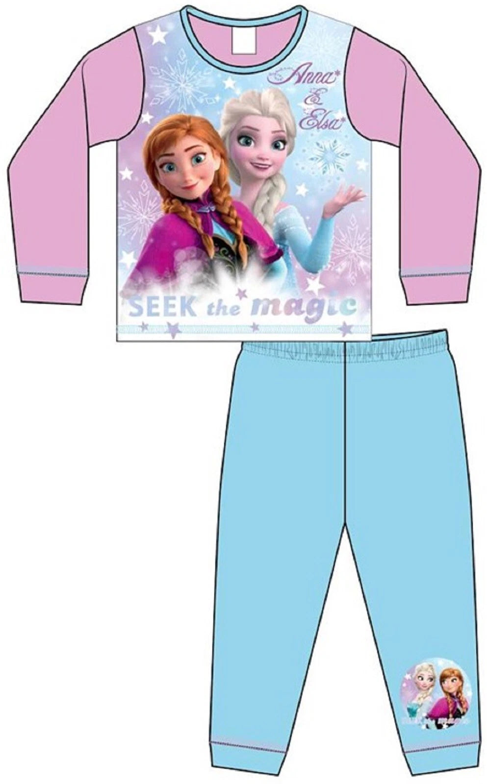 FROZEN Girl's DISNEY Pyjamas / Anna & Elsa PJs Sizes 18 Months - 5 Years