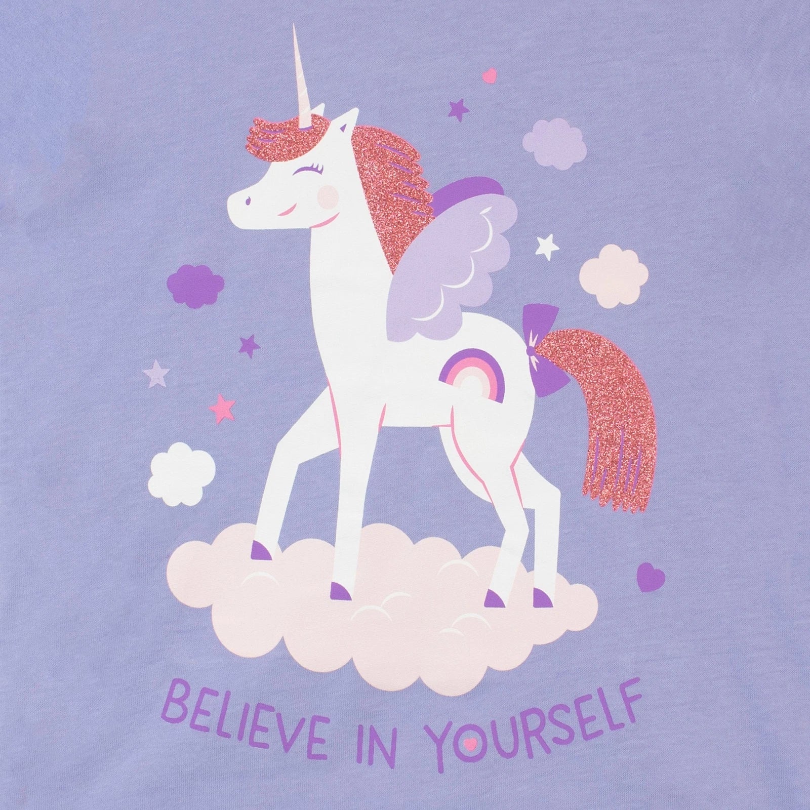 Inspirational Unicorn Pyjamas Kids Girls 18 24 Months 2 3 4 5 6 Years Purple