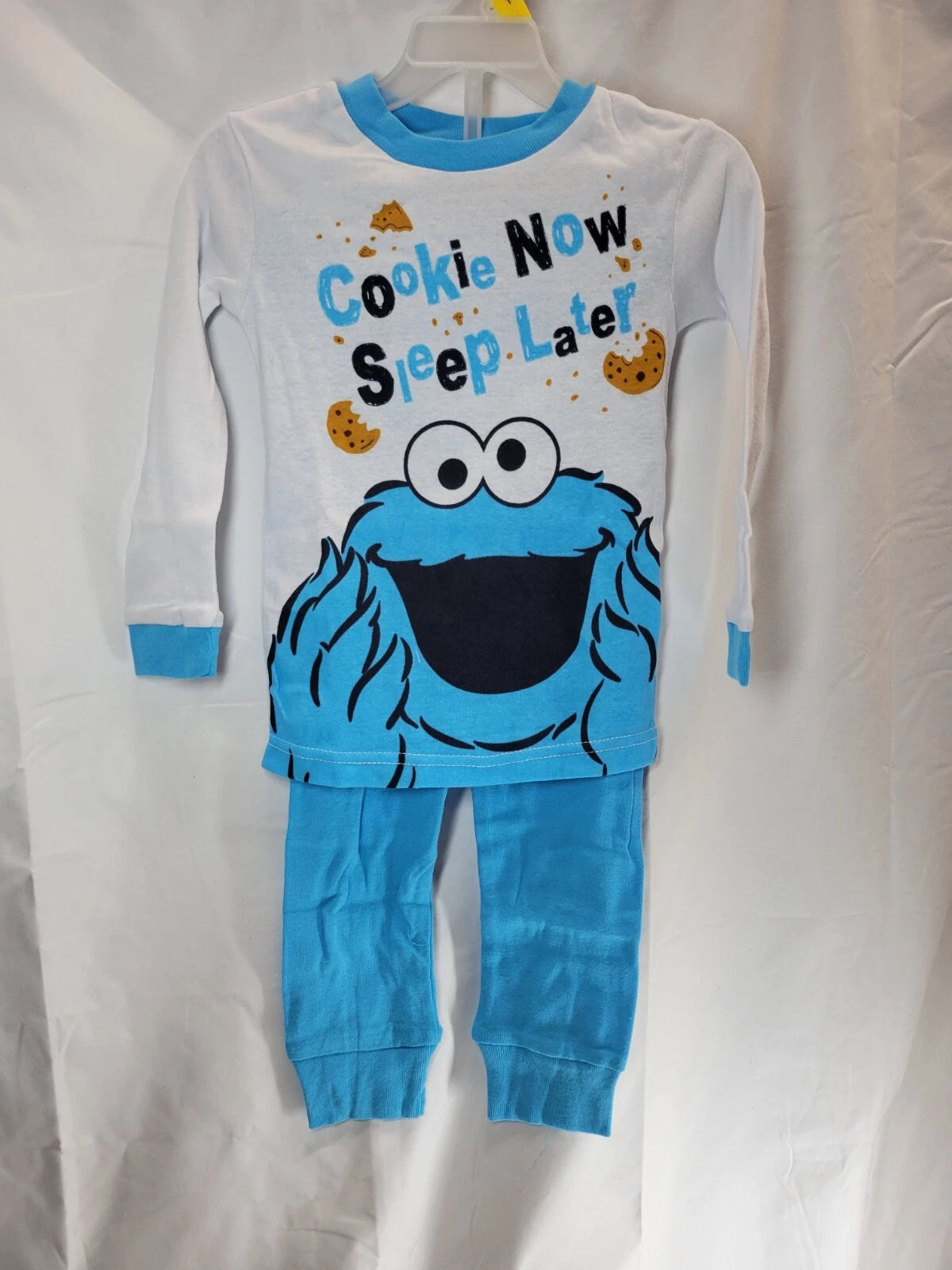 Childrens Sesame Street Pajama Set of 2 Cookie Monster/Elmo