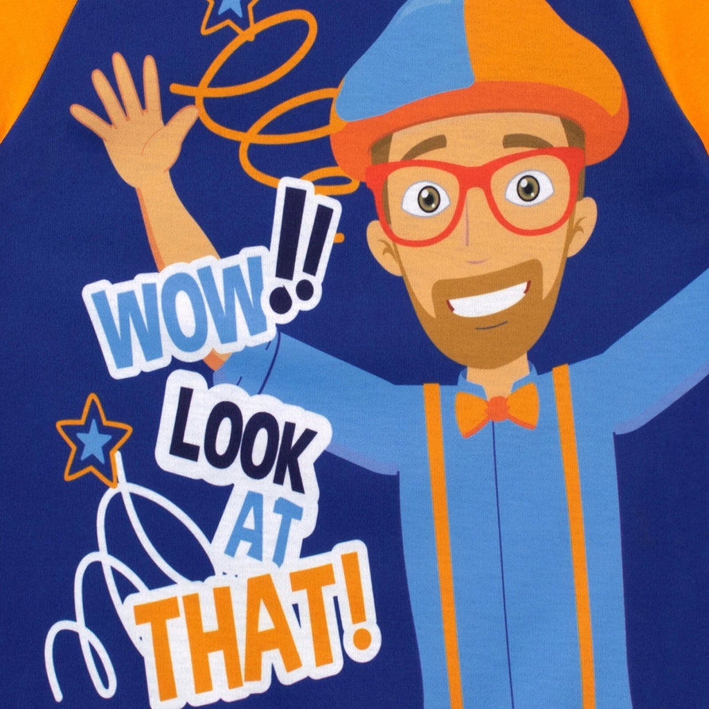 Boys Blippi Short Pyjamas | Kids Blippi PJs | Short Pyjama Set For Kids