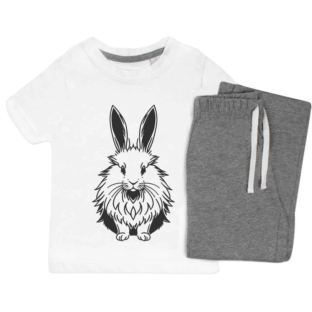 'Angora Rabbit' Kids Nightwear / Pyjama Set (KP043799)