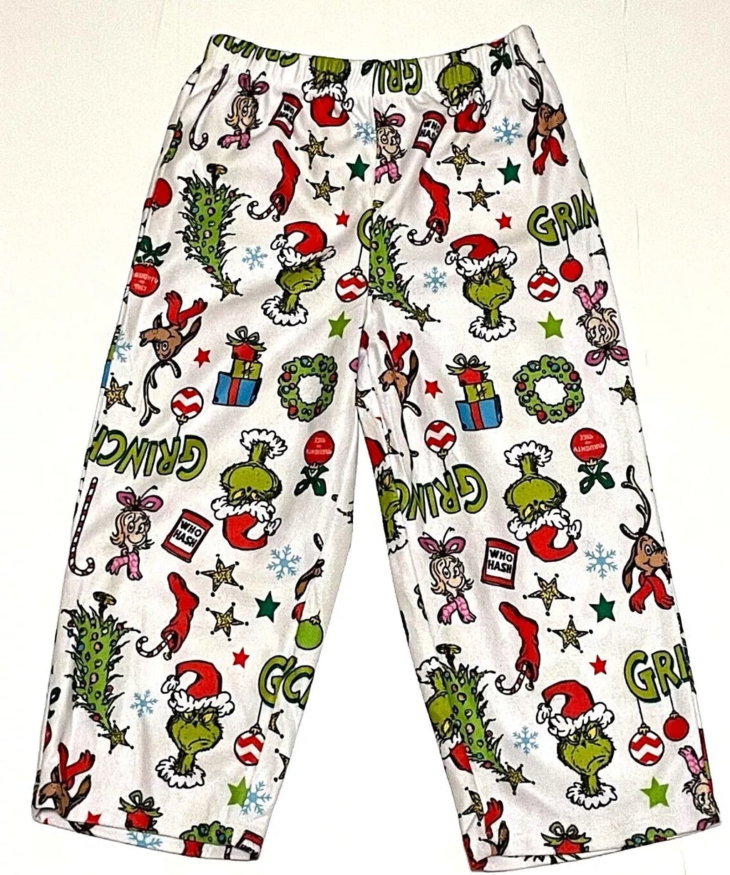 Dr. Seuss The Grinch Who Stole Christmas Tree Pajamas Coat 2 Piece New Tod Boy