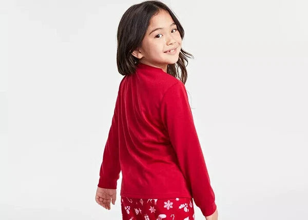 Family Pajamas Matching Kids Mix It Merry & Bright Pajama Top ONLY