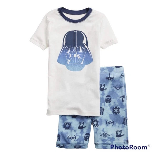 NWT BabyGap Star Wars Darth Vader Short Sleeve Organic Cotton PJ Set (2T & 3T)