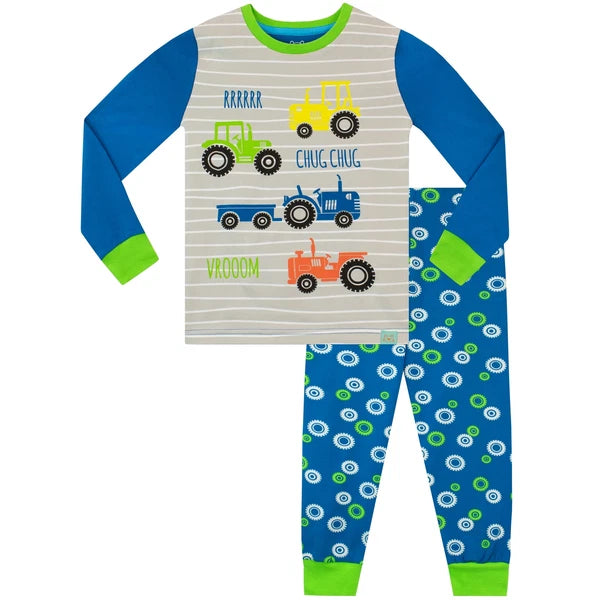 Tractor Pyjamas Kids Boys 18 24 Months Kids Boys 18 24 Months 2 3 4 5 6 7 Years