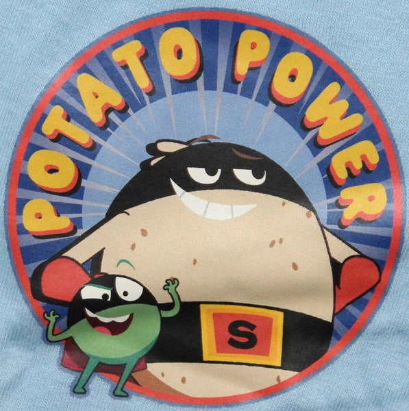 SUPERTATO Boys Pyjamas/ Orange & Blue Long-Sleeved PJs Sizes 18 Months-5 Years