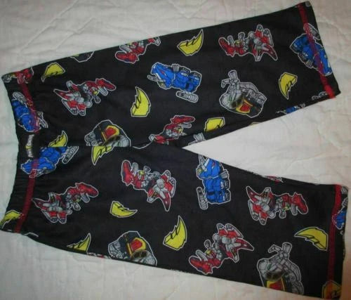 Komar Kids Boy's Power Rangers Pajamas 3-Piece Sleepwear Set - 2T or 3T
