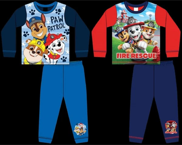 PAW PATROL Boy's Pyjamas/ RUBBLE, CHASE & MARSHALL PJs Sizes 18 months-5 years