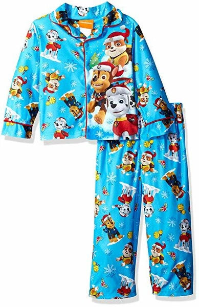 Nickelodeon Little Boys' Paw Patrol 2-Piece Pajama Coat Set Size: 2T