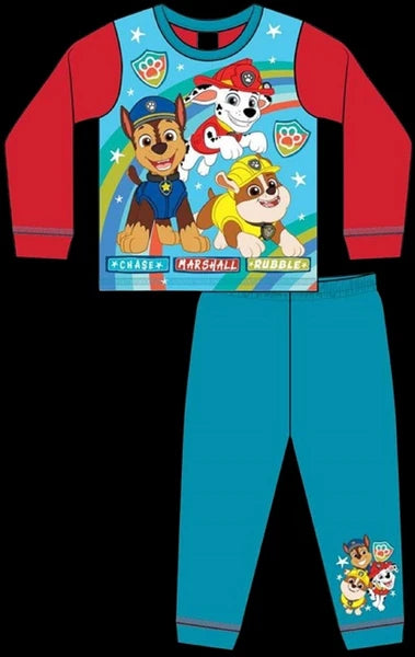 PAW PATROL Boy's Pyjamas/ RUBBLE, CHASE & MARSHALL PJs Sizes 18 months-5 years