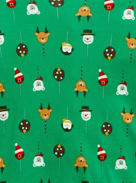 NEW GAP Kids 100% Organic Cotton Holiday Print PJ Set 2T 3T