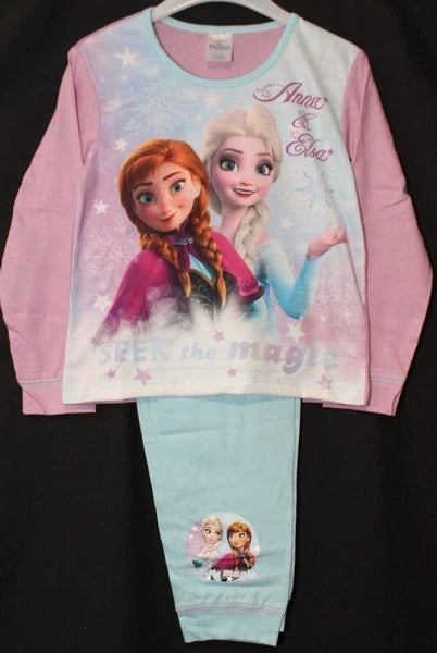 FROZEN Girl's DISNEY Pyjamas / Anna & Elsa PJs Sizes 18 Months - 5 Years
