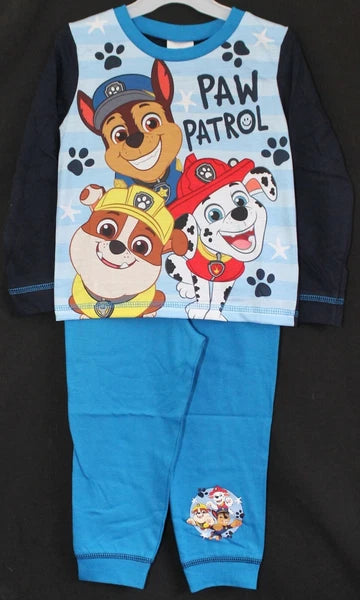 PAW PATROL Boy's Pyjamas/ RUBBLE, CHASE & MARSHALL PJs Sizes 18 months-5 years