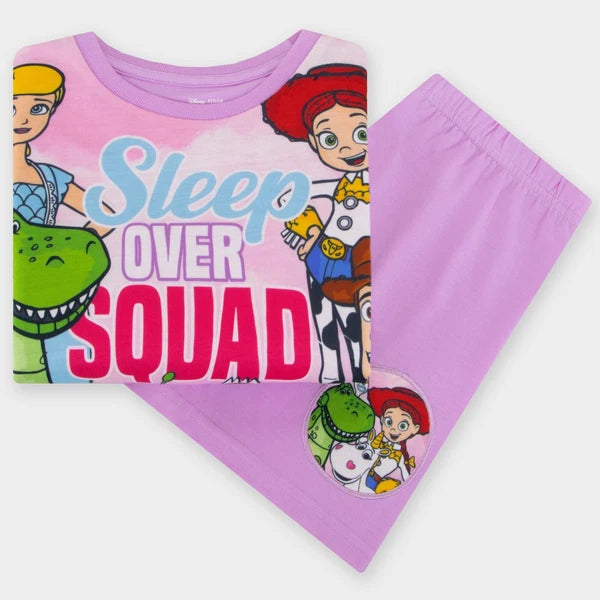 Disney Toy Story Pyjamas | Girls Toy Story Pjs | Sleep Over Squad Pyjamas