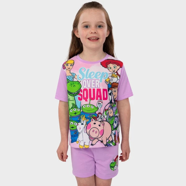 Disney Toy Story Pyjamas | Girls Toy Story Pjs | Sleep Over Squad Pyjamas