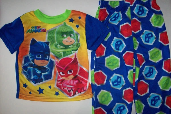 Pj Mask Pajamas 2pc Set Boys Sleepwear 2T 3T 4Toddler NWT