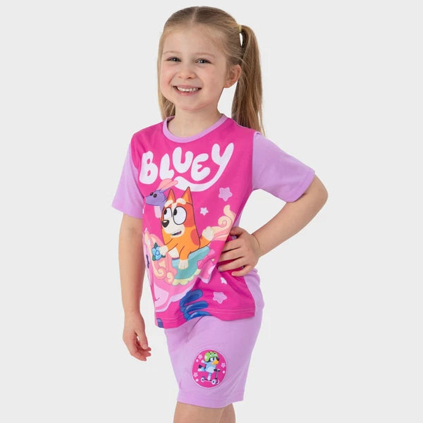 Bluey And Bingo Pyjamas | Bluey Short Pyjamas For Girls | Kids Short Pjs