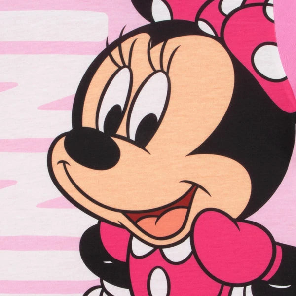 Disney Minnie Mouse Pyjamas | Disney Girls Pjs | Minnie Short Pyjamas
