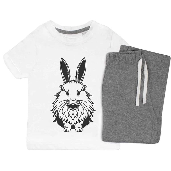 'Angora Rabbit' Kids Nightwear / Pyjama Set (KP043799)