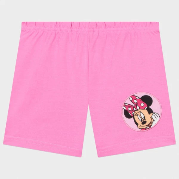 Disney Minnie Mouse Pyjamas | Disney Girls Pjs | Minnie Short Pyjamas