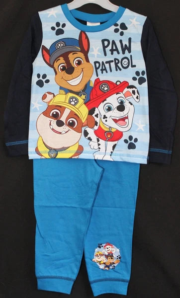 PAW PATROL Boy's Pyjamas/ RUBBLE, CHASE & MARSHALL PJs Sizes 18 months-5 years