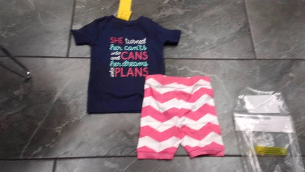 NWT OLD NAVY INFANT TODDLER GIRLS 2 PC PAJAMA SET 12-18M 5T