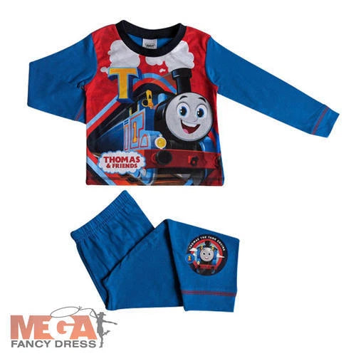 Official Thomas & Friends Train Pyjamas Boys Character PJs Toddler 2-5 Years New