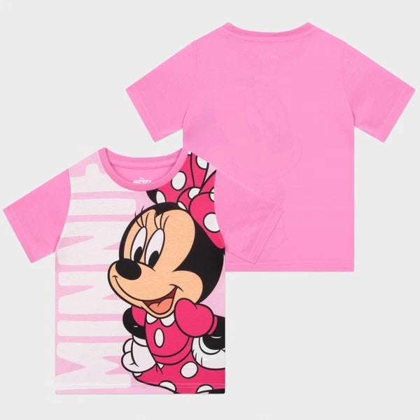 Disney Minnie Mouse Pyjamas | Disney Girls Pjs | Minnie Short Pyjamas