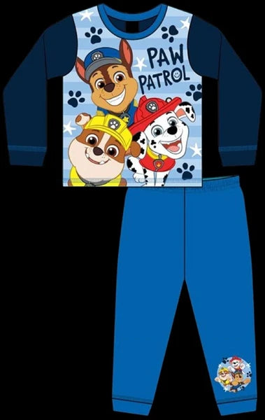 PAW PATROL Boy's Pyjamas/ RUBBLE, CHASE & MARSHALL PJs Sizes 18 months-5 years