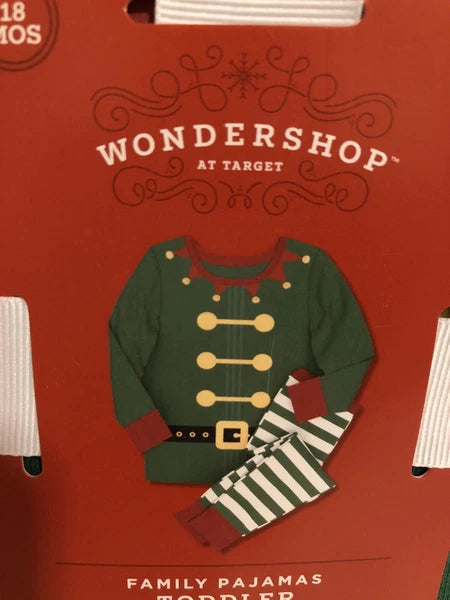 New Kids Wondershop 2 Pc. Elf Pajama Set. 100% Cotton