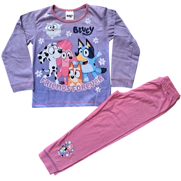 Girls Bluey Friends Forever Pyjamas. Ages 18 Months To 5 Years