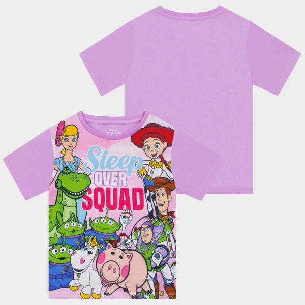Disney Toy Story Pyjamas | Girls Toy Story Pjs | Sleep Over Squad Pyjamas