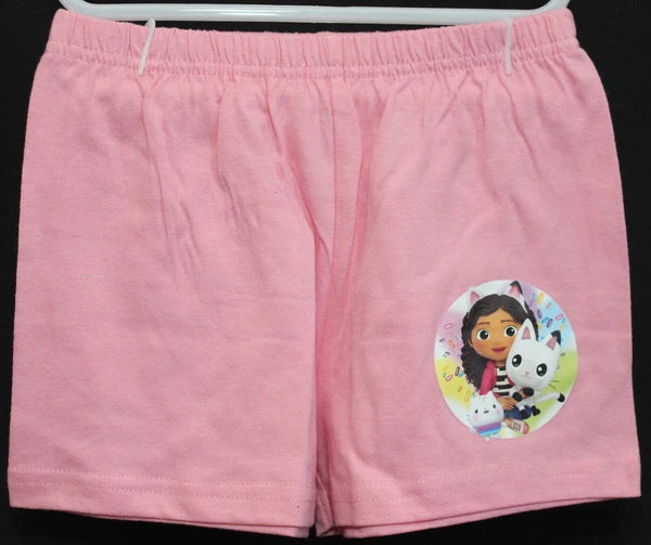 GABBY'S DOLLHOUSE Girl's Short Pyjamas/ Pink Summer/Shorty PJs Sizes 1.5-5 Years
